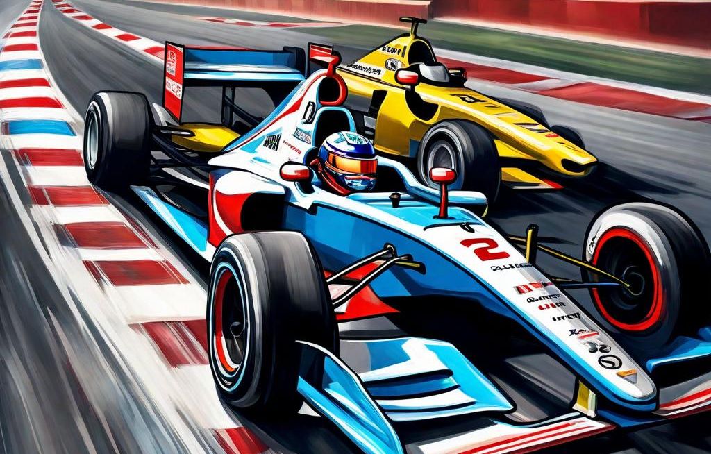 Formula E racing CryptoNavigator site