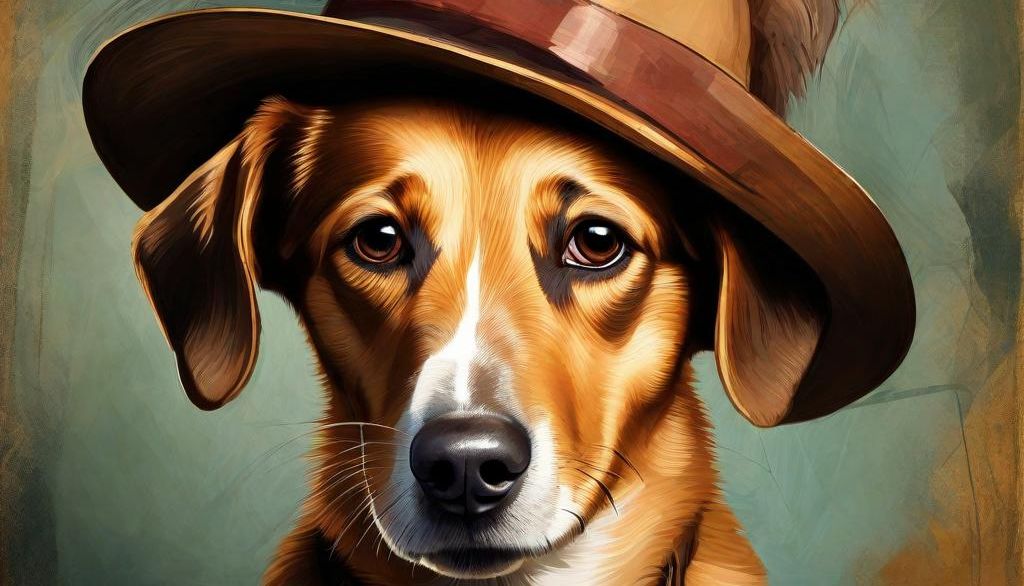 dog with hat nft